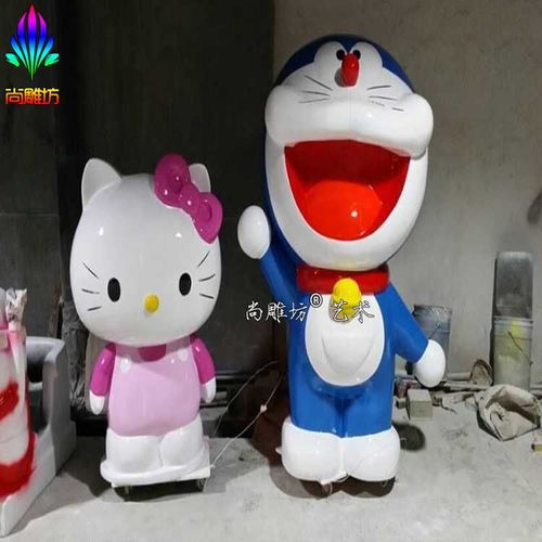 迪斯尼卡通動物玻璃鋼雕塑 工藝品制作與展覽擺件藝術(shù)